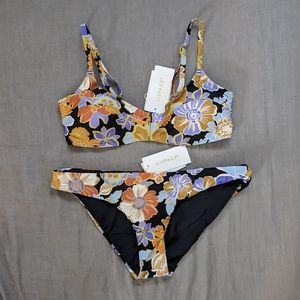 L*Space Fused Seam-Free Alec Sandy Bikini Set Sugar and Spice